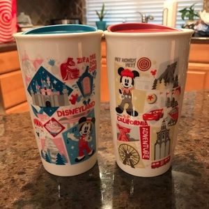 Disney Starbucks Mickey Mouse tumblers